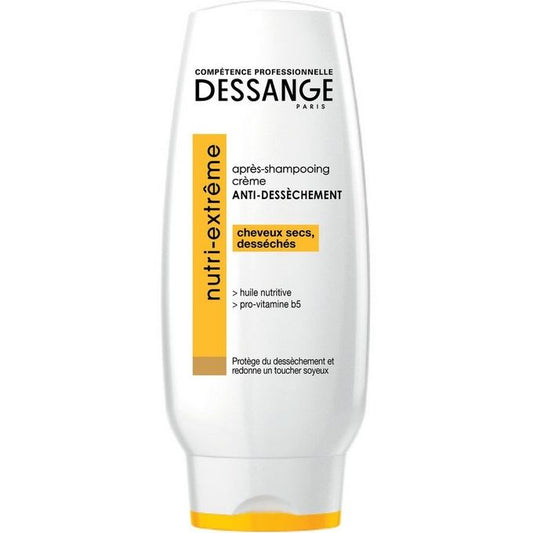 Jacques Dessange – Après-Shampoing Nutri-Extrême pour cheveux secs et abîmés – 200 ml