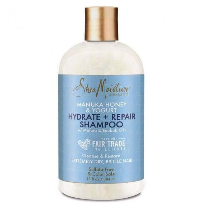 Shea Moisture Pack Shampoing & Après-Shampoing – Miel de Manuka & Yaourt Hydrate + Repair – 384 ml