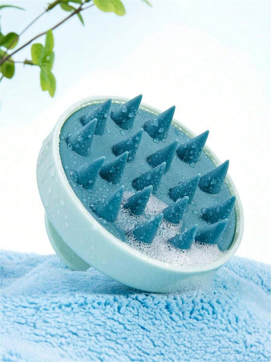 Brosse de Massage pour Cuir Chevelu – Silicone Doux – Nettoyage & Stimulation
