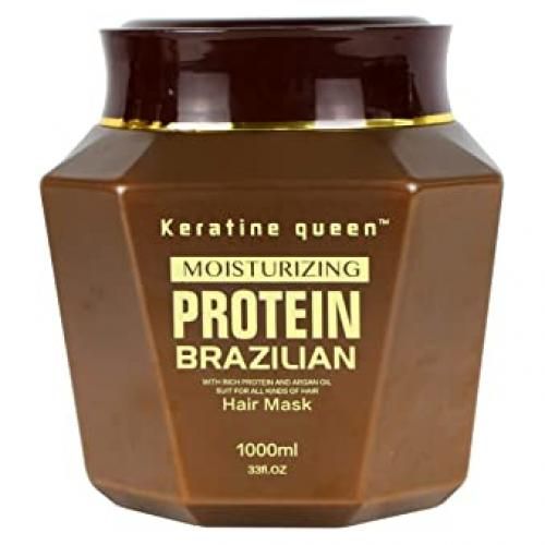 Keratine Queen – Masque Capillaire Hydratant et Protéiné – 500 ml